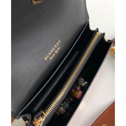 Replica Burberry Small Buckle Crossbody Bag Coffee Clone Cheap