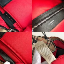 Replica Burberry Check Backpack Apricot Clone Cheap