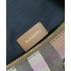 Replica Burberry Medium Check Bowling Bag Brown Clone Cheap