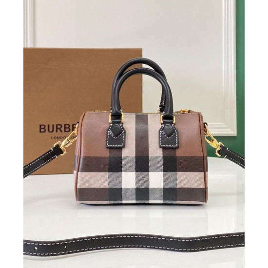 Replica Burberry Mini Check Bowling Bag Clone Cheap