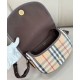 Replica Burberry Highlands Crossbody Bag Dark Coffee Clone Cheap