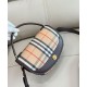 Replica Burberry Highlands Crossbody Bag Dark Coffee Clone Cheap