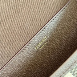 Replica Burberry Highlands Crossbody Bag Dark Coffee Clone Cheap
