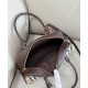 Replica Burberry Canvas Highlands Bowling Handbag Dark Coffee Clone Cheap