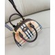 Replica Burberry Highlands Mini Tote Bag Dark Coffee Clone Cheap