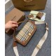 Replica Burberry Top Handle Bag Coffee Clone Cheap