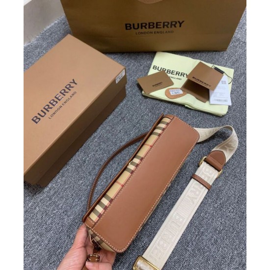 Replica Burberry Top Handle Bag Coffee Clone Cheap