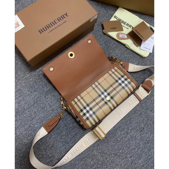 Replica Burberry Top Handle Bag Coffee Clone Cheap