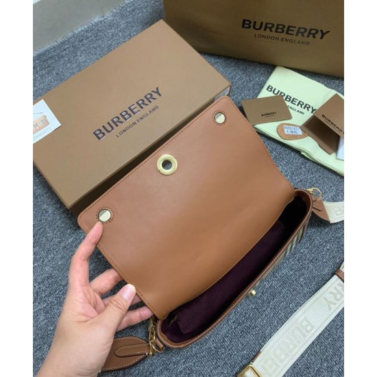 Replica Burberry Top Handle Bag Coffee Clone Cheap