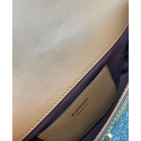 Replica Burberry Top Handle Bag Coffee Clone Cheap