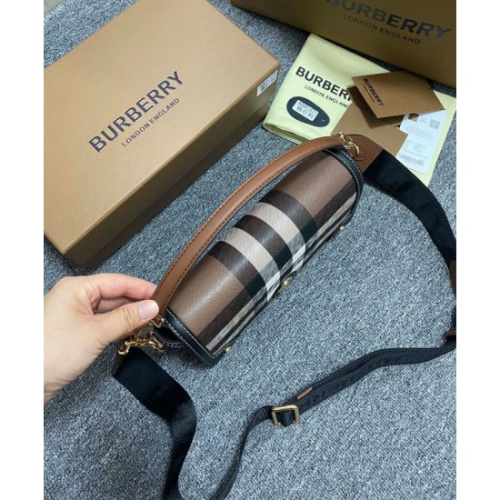 Replica Burberry Top Handle Bag Black Clone Cheap