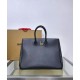 Replica Burberry Medium Rocking Horse Tote Bag Black Clone Cheap