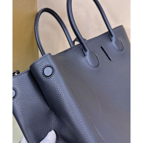 Replica Burberry Medium Rocking Horse Tote Bag Black Clone Cheap