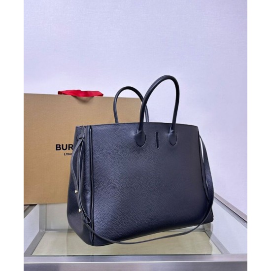 Replica Burberry Medium Rocking Horse Tote Bag Black Clone Cheap
