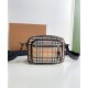 Replica Burberry Vintage Check Crossbody Bag Apricot Clone Cheap