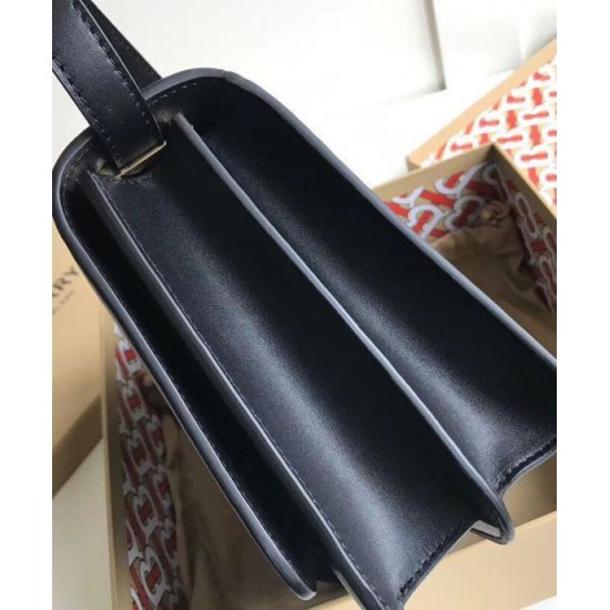 Replica Burberry Medium TB Crossbody Bag Black Clone Cheap