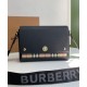 Replica Burberry Vintage Check Note Crossbody Bag Black Clone Cheap