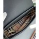 Replica Burberry Vintage Check Note Crossbody Bag Black Clone Cheap