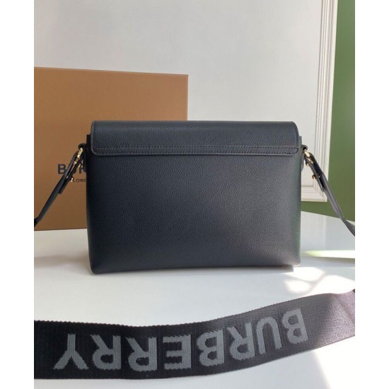 Replica Burberry Vintage Check Note Crossbody Bag Black Clone Cheap