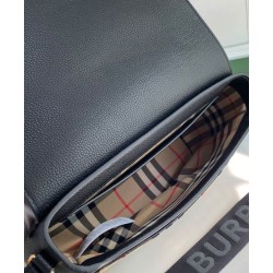Replica Burberry Vintage Check Note Crossbody Bag Black Clone Cheap