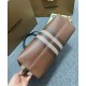 Replica Burberry Checked Tote Bag Dark Coffee Clone Cheap