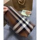Replica Burberry Checked Tote Bag Dark Coffee Clone Cheap