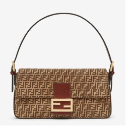 Replica Fendi Medium Baguette 1997 Bag Beige Split Leather Fake