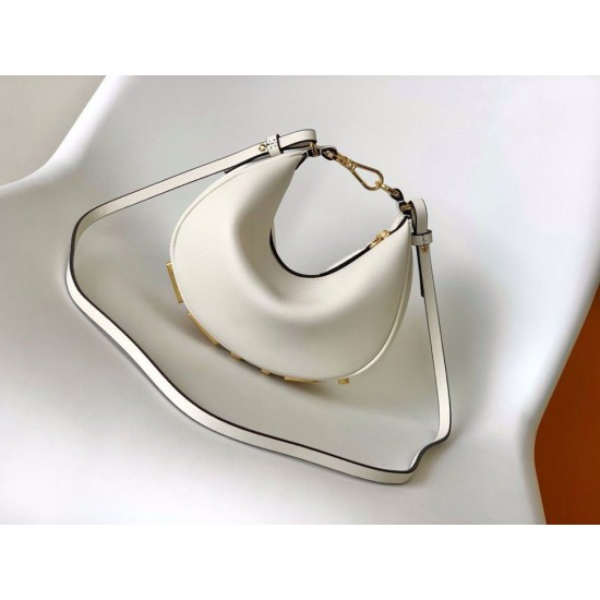 Replica Fendi Fendigraphy Mini Bag White Fake