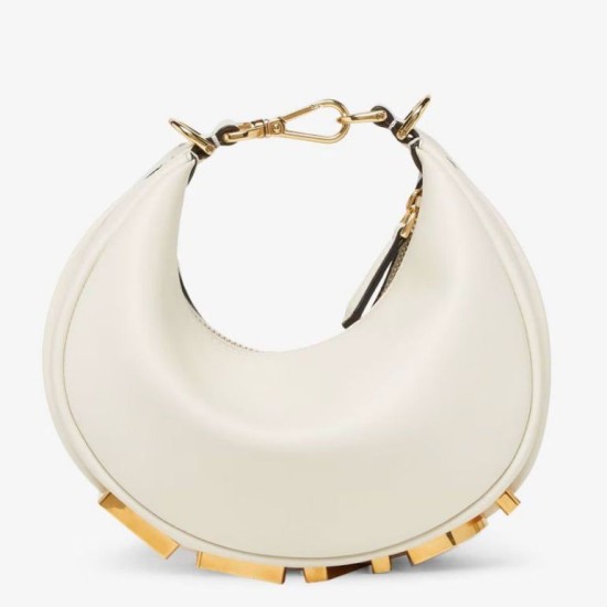 Replica Fendi Fendigraphy Mini Bag White Fake