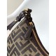 Replica Fendi Fendigraphy Mini Bag Brown FF Jacquard Fabric Replica Fendi Fendigraphy Mini Bag Brown FF Jacquard Fabric Fake