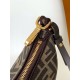 Replica Fendi Fendigraphy Mini Bag Brown FF Jacquard Fabric Replica Fendi Fendigraphy Mini Bag Brown FF Jacquard Fabric Fake