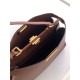 Replica Fendi Peekaboo Soft Large Bag Dark Brown Fake