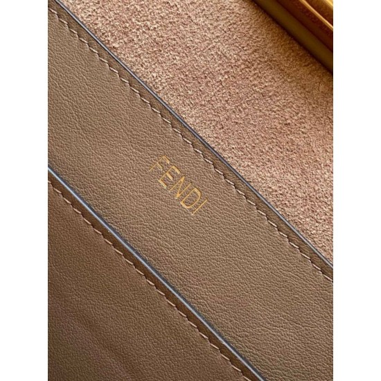 Replica Fendi Peekaboo Soft Medium Bag Dove Gray Replica Fendi Peekaboo Soft Medium Bag Dove Gray Fake