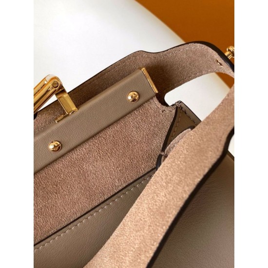 Replica Fendi Peekaboo Soft Medium Bag Dove Gray Replica Fendi Peekaboo Soft Medium Bag Dove Gray Fake