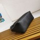 Replica Prada Shoulder Bag with Triangle Logo Black Fake
