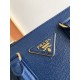 Replica Prada Mini/Medium Galleria Saffiano Bag Blue
