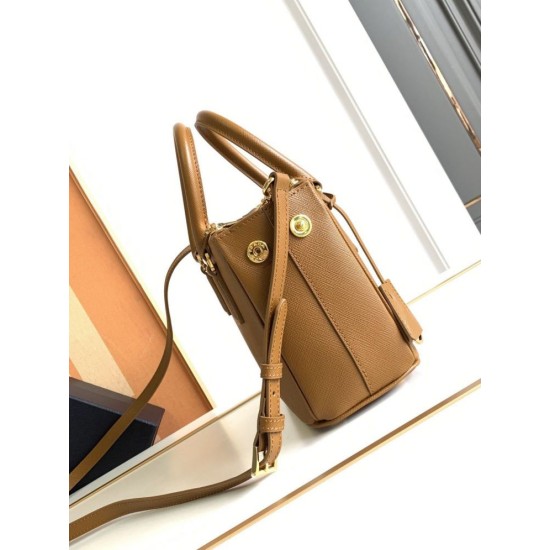 Replica Prada Mini/Medium Galleria Bag Saffiano Brown
