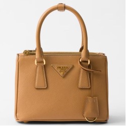 Replica Prada Mini/Medium Galleria Bag Saffiano Brown