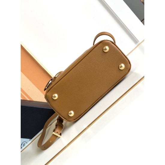 Replica Prada Mini/Medium Galleria Bag Saffiano Brown
