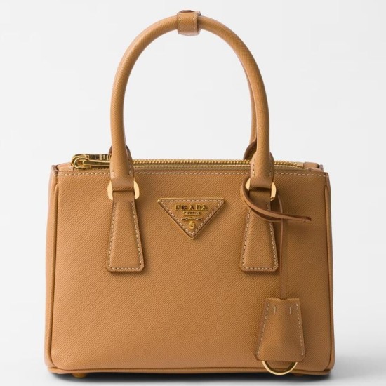 Replica Prada Mini/Medium Galleria Bag Saffiano Brown