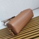 Replica Prada Medium Top-handle Bag with Padlock Caramel Fake