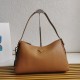 Replica Prada Aimee Large Shoulder Bag Brown Fake