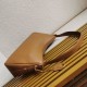 Replica Prada Aimee Large Shoulder Bag Brown Fake