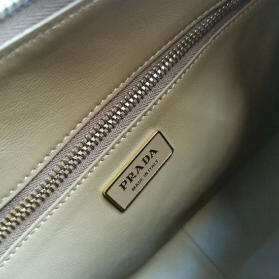 Replica Prada Aimee Large Shoulder Bag Brown Fake