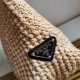Replica Prada Large Crochet Tote Bag Raffia-effect Yarn Beige Fake Replica Prada Large Crochet Tote Bag Raffia-effect Yarn Beige Fake