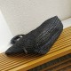 Replica Prada Large Crochet Tote Bag Raffia-effect Yarn Black Fake Replica Prada Large Crochet Tote Bag Raffia-effect Yarn Black Fake