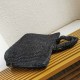 Replica Prada Large Crochet Tote Bag Raffia-effect Yarn Black Fake Replica Prada Large Crochet Tote Bag Raffia-effect Yarn Black Fake