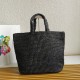 Replica Prada Large Crochet Tote Bag Raffia-effect Yarn Black Fake Replica Prada Large Crochet Tote Bag Raffia-effect Yarn Black Fake