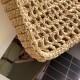 Replica Prada Small Tote Bag Woven Raffia Beige Fake