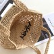 Replica Prada Small Tote Bag Woven Raffia Beige Fake